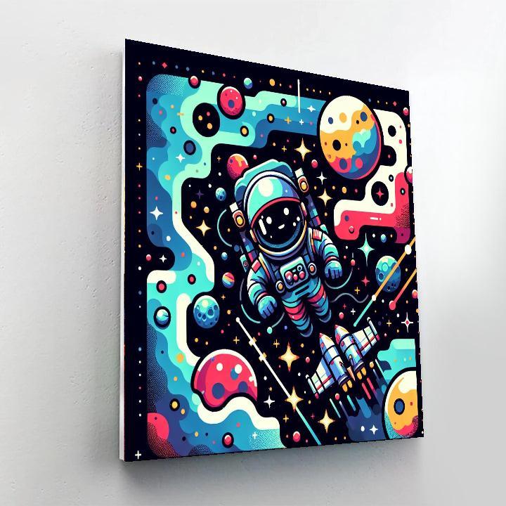 Intergalactic Exploration Painting Number Kit