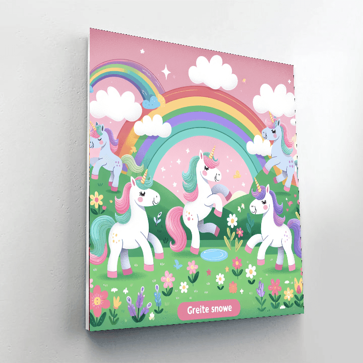 Unicorn Dreams Paint By Color
