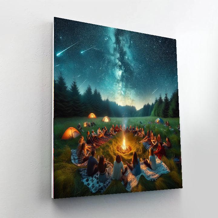 Perseid Meteor Shower - United States Paint By Numbers Kits