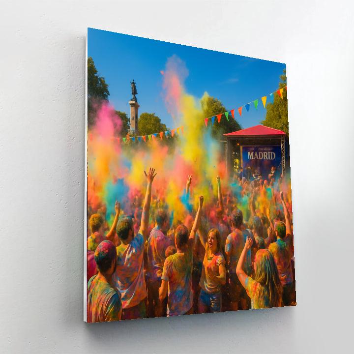 Festival Of Colors - Madrid Paint By Color