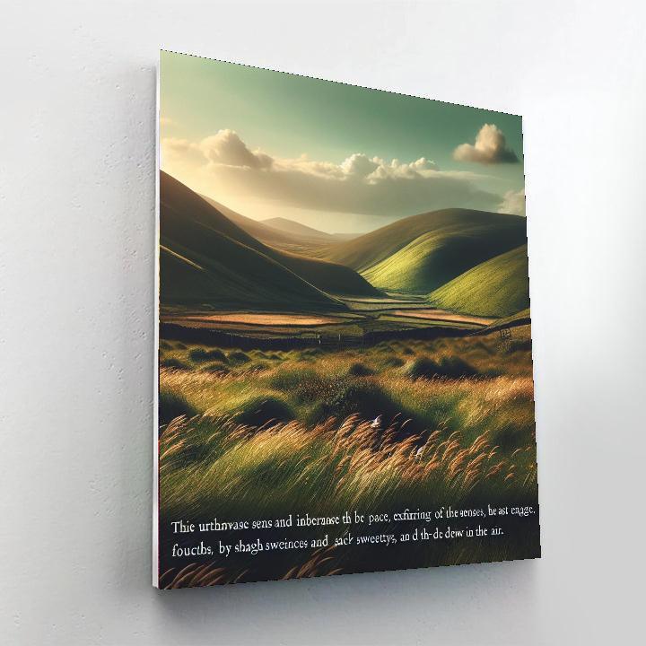 Irish Countryside Tranquility Paint By Number