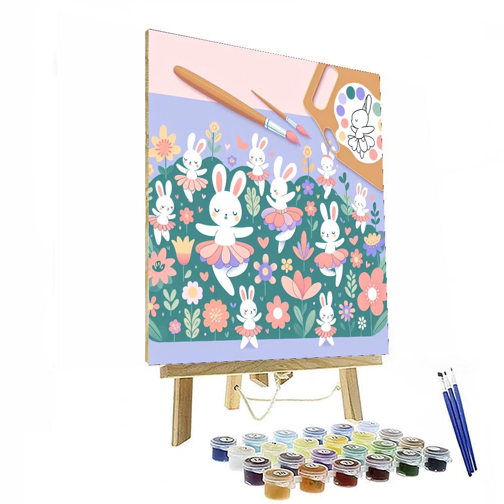 Ballet Bunnies In Bloom Numbered Painting Kits