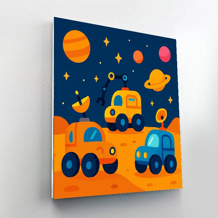 Space Rovers Numbered Painting Kits