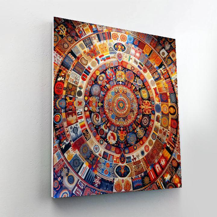 Vibrant Cultural Tapestry Paint By Numbers Kits
