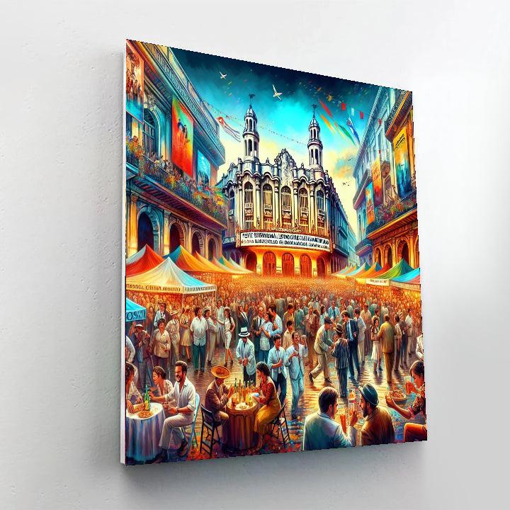 Festival Internacional Del Nuevo Cine Latinoamericano - Cuba Painting Number Kit