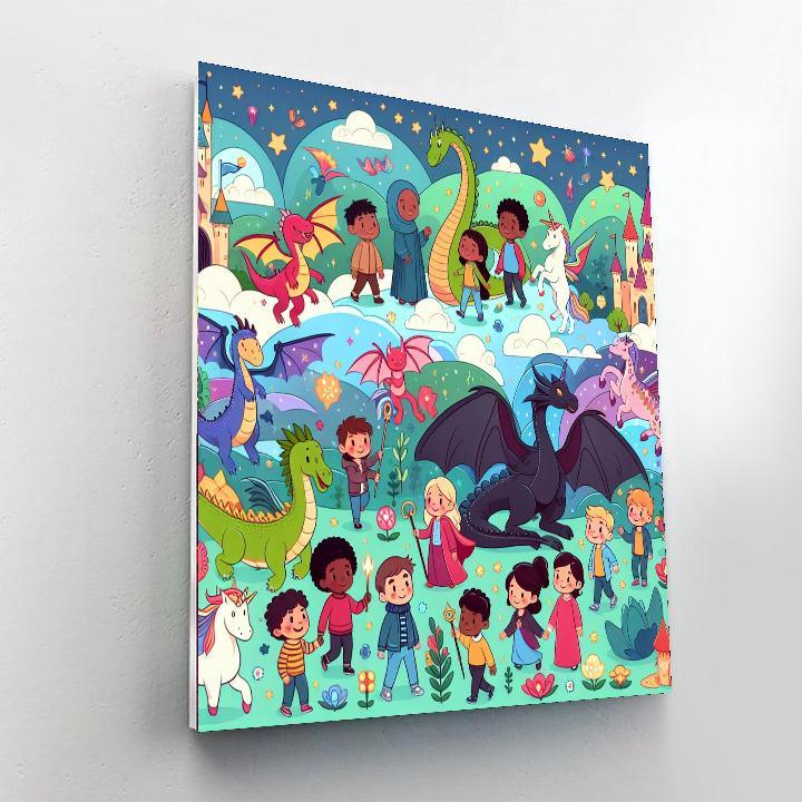 Mythical World Expedition Painting Number Kit