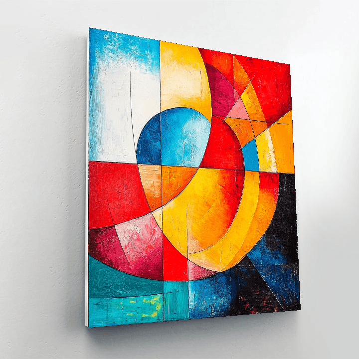 Wassily Kandinsky Inspired Harmony Of Color  Painting By Numbers Kit