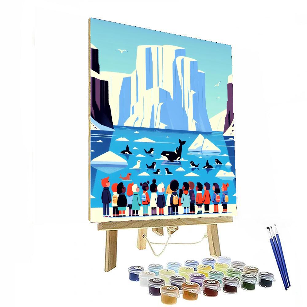 Frosty Fjord Fantasy Paint By Color