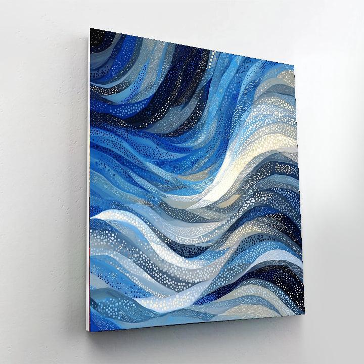 Georges Seurat Inspired Abstract Winds  Paint By Numbers Art