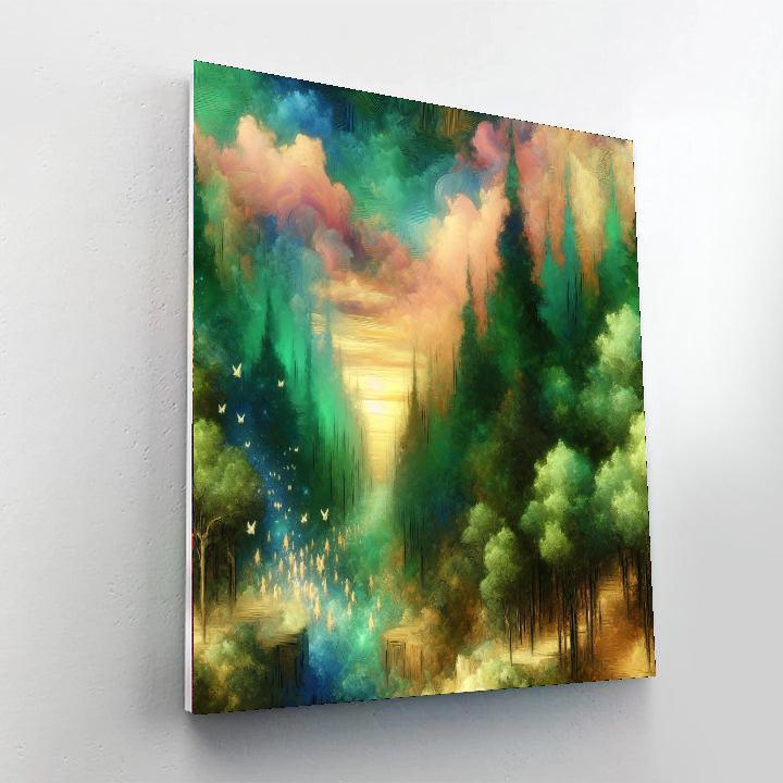Forest Fairy Tale Dreamscape DIY Paint By Numbers