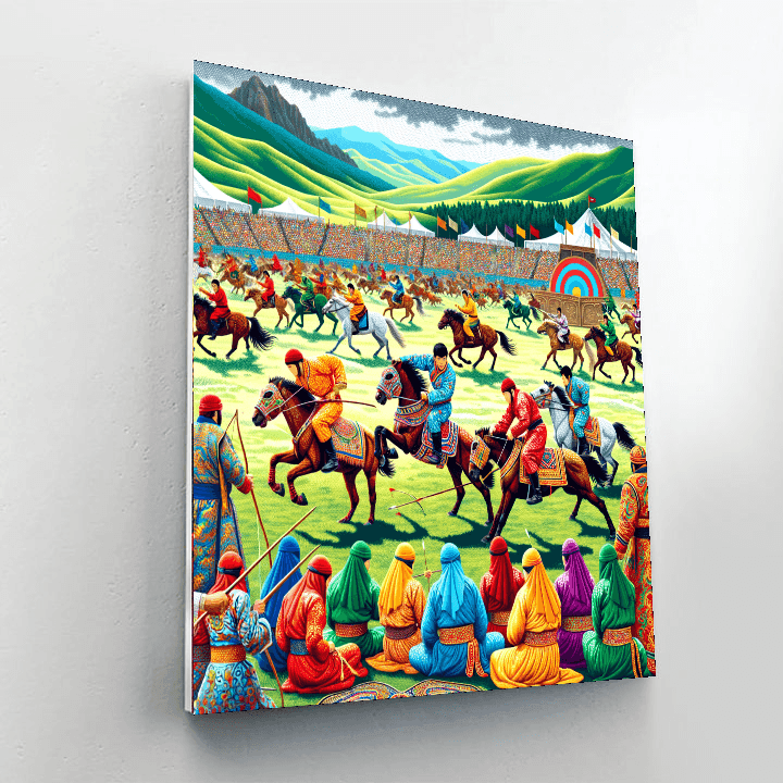 Naadam Festival - Mongolia Paint By Number