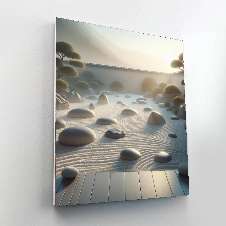 Zen Pebble Pathway Paint By Number
