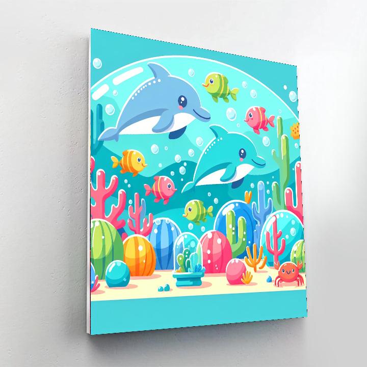 Undersea Adventure Friends Number Painting