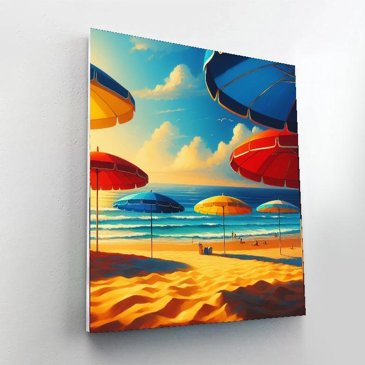 Seaside Holiday Retreat Painting Number Kit