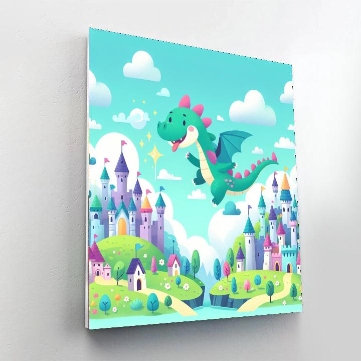 Dragon's Magical Realm Paint By Numbers Kits