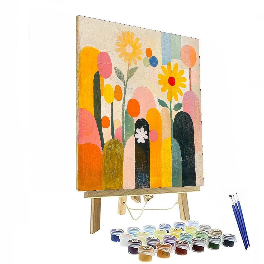 Paul Klee Inspired Abstract Joy  Numbered Painting Kits