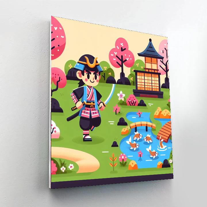 Legend Of The Samurai Warrior Number Painting