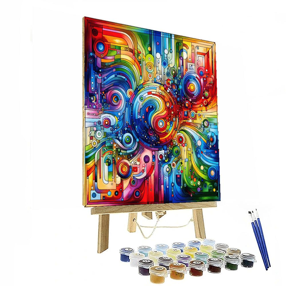 Rainbow Reflections Painting By Numbers Kit