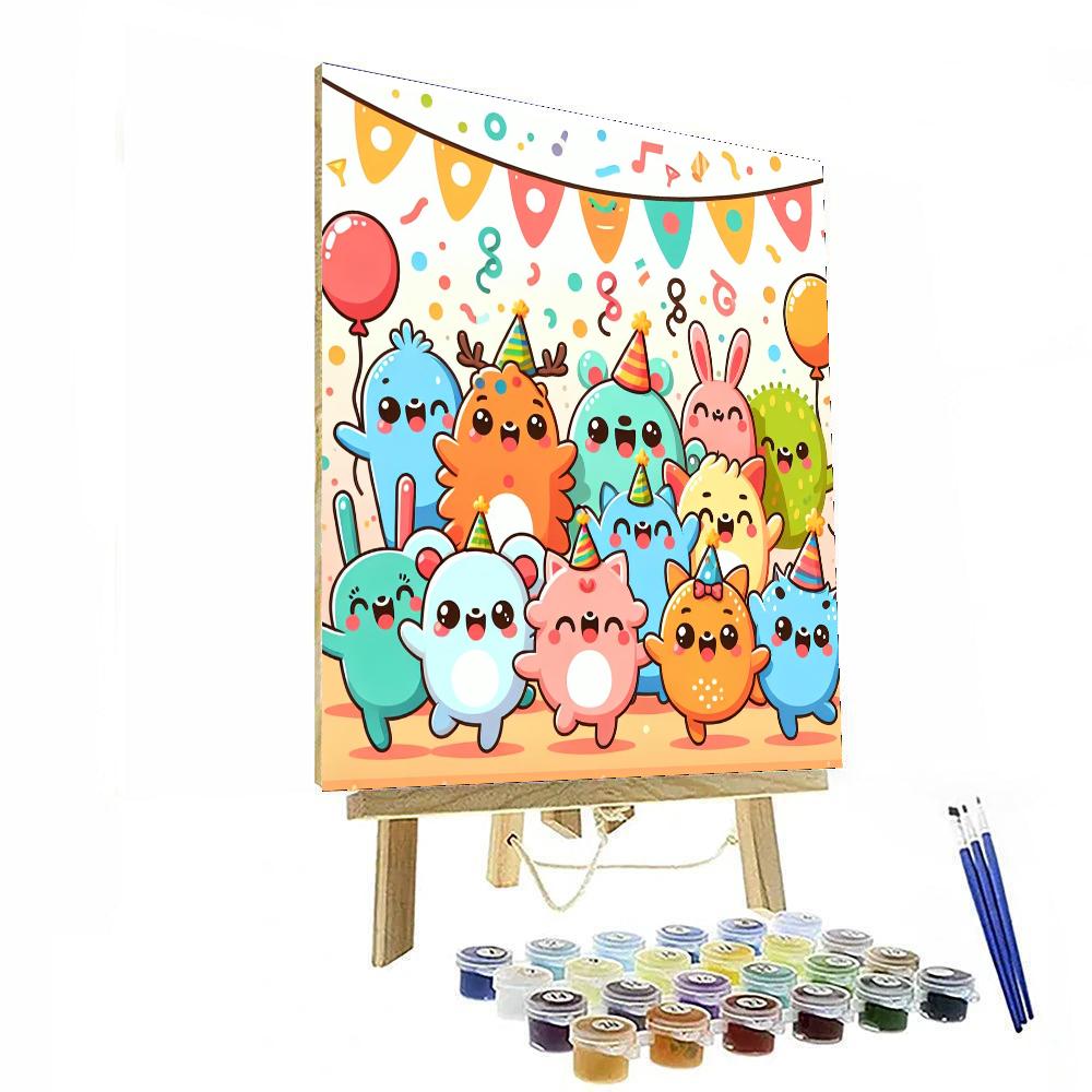 Merry Little Monsters Numbered Painting Kits