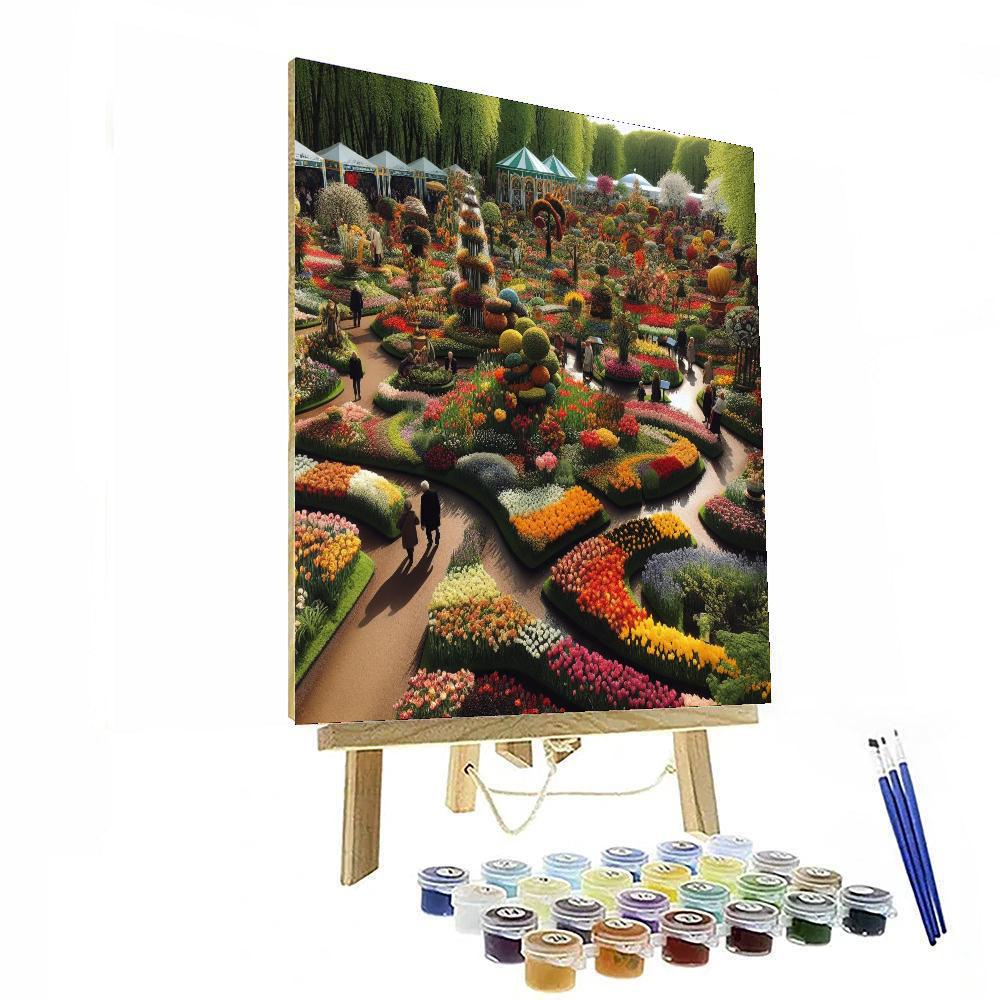 International Flower Council's International Flower Show - Netherlands Painting Number Kit