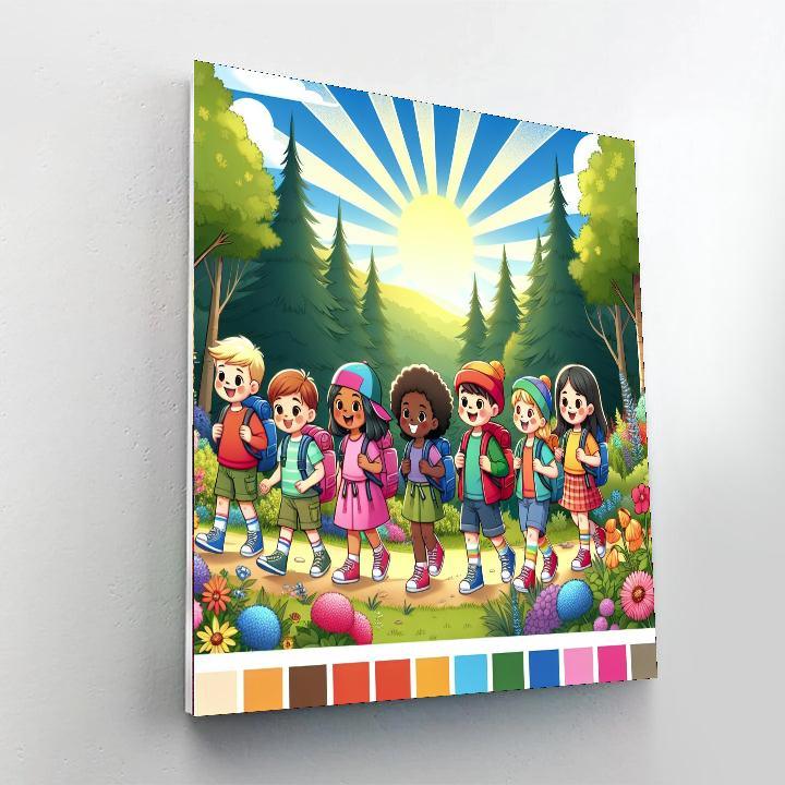 Outdoor Adventures Painting Number Kit