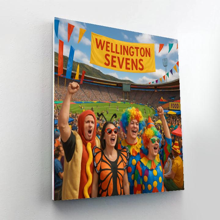 Wellington Sevens - Wellington, New Zealand Painting Number Kit
