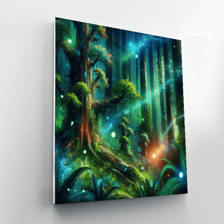 Magical Wizard Realm Paint By Number