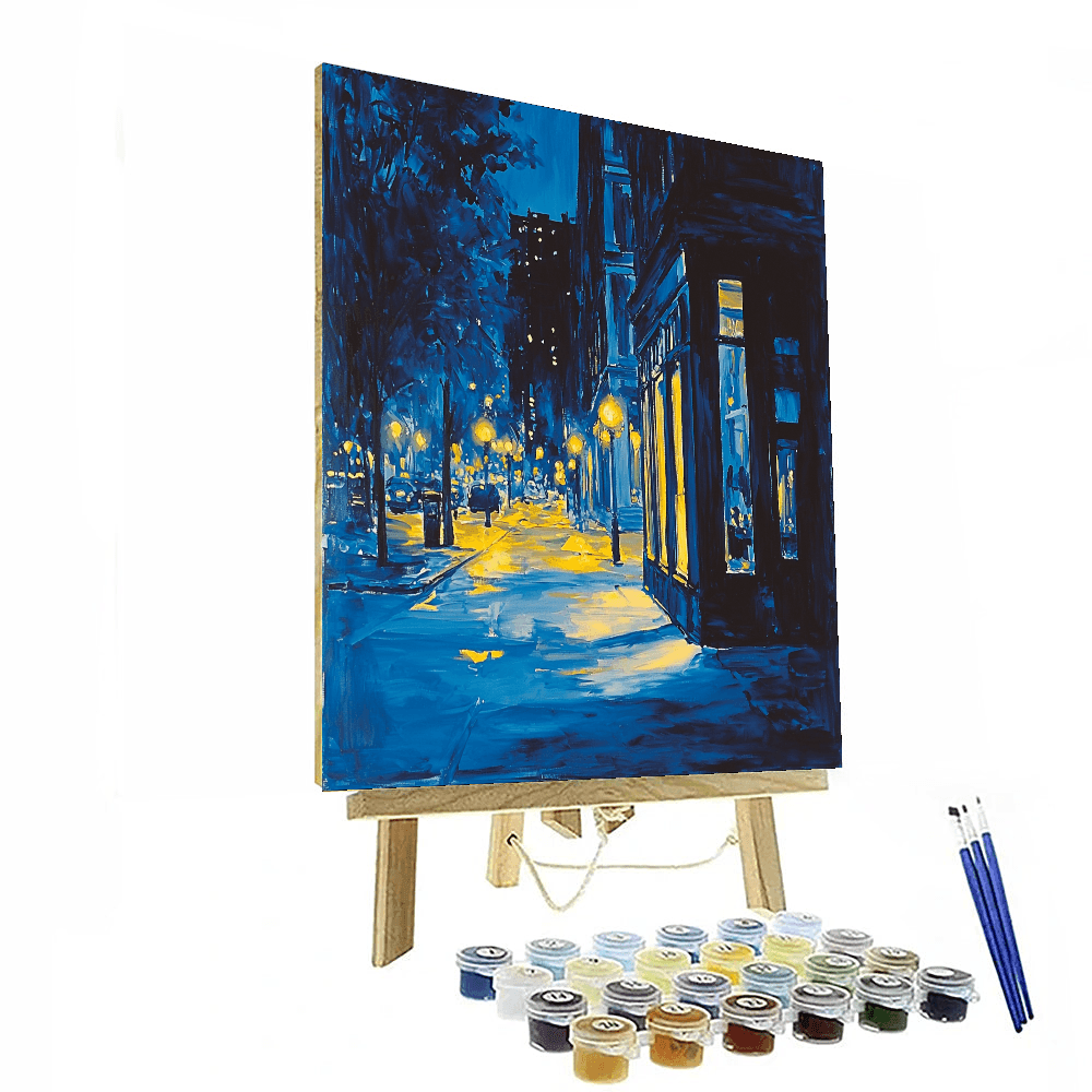 Edward Hopper Inspired Urban Night Life  Paint By Numbers Kits