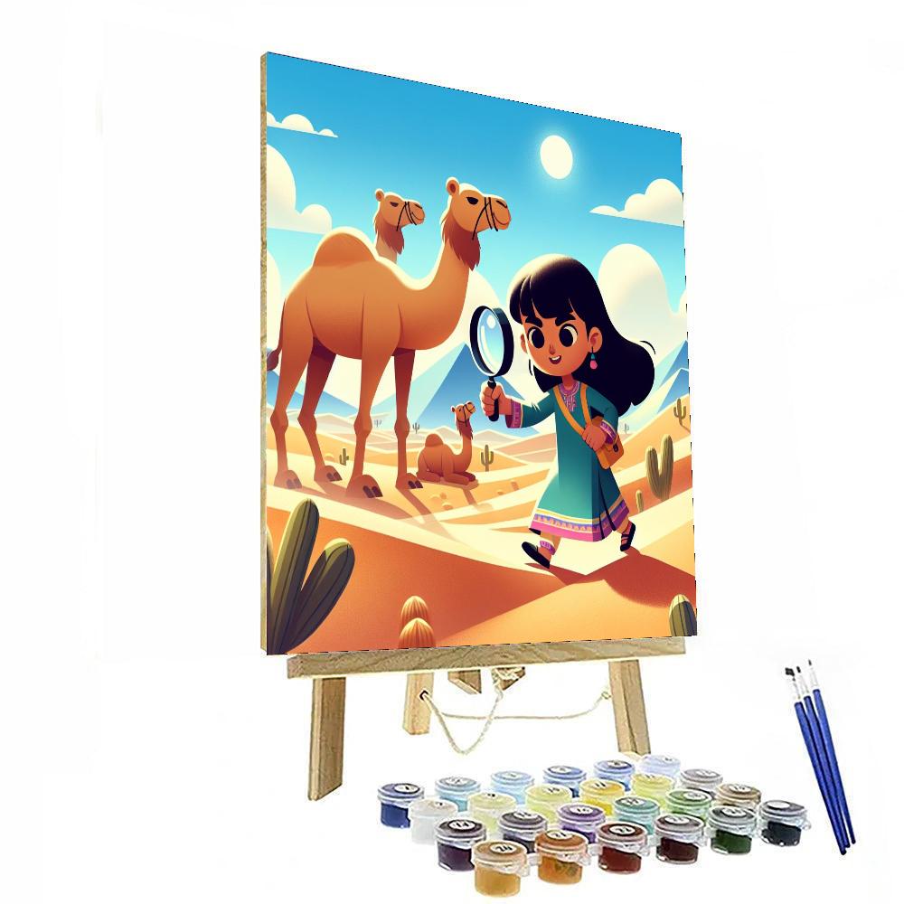 Daring Desert Safari Painting Number Kit