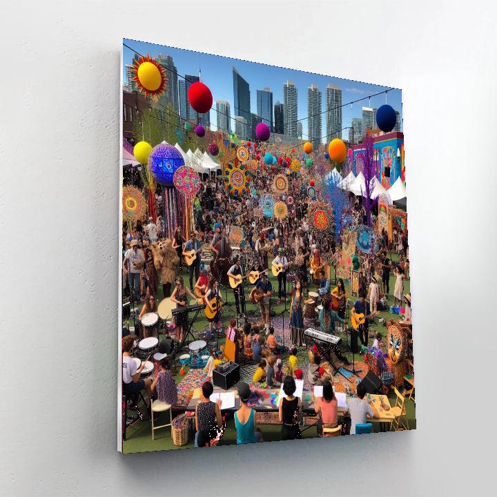 Festival Of Music And Art - Canada Painting Number Kit