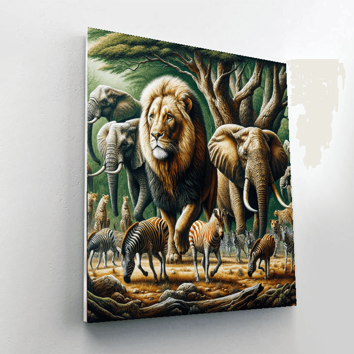 Majestic Animal Kingdom DIY Paint By Numbers