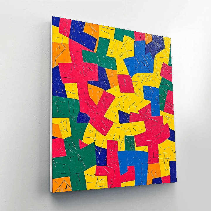 Keith Haring Inspired Joyful Patterns  Paint By Numbers Kits