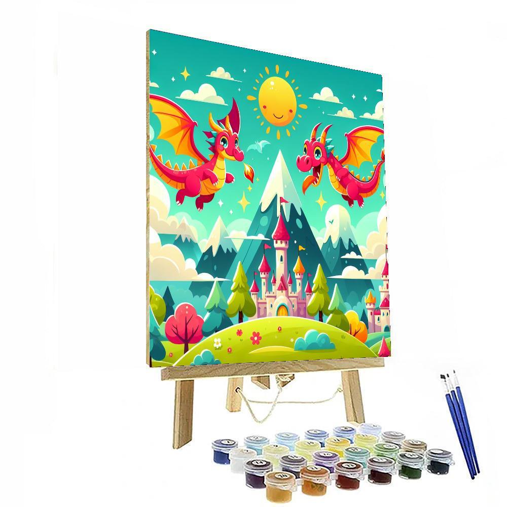 Mystical Dragonland Paint By Color
