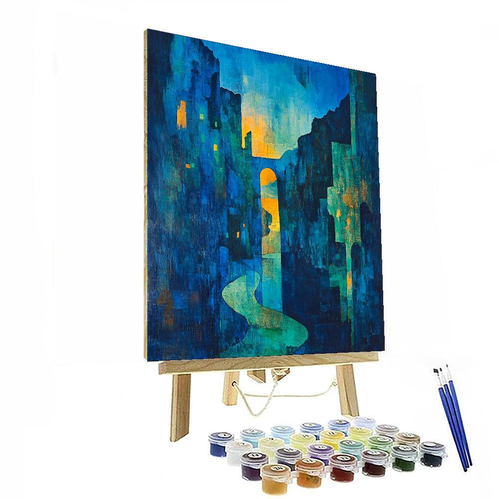 Max Ernst Inspired Enigmatic Nightscapes  Paint By Numbers Art