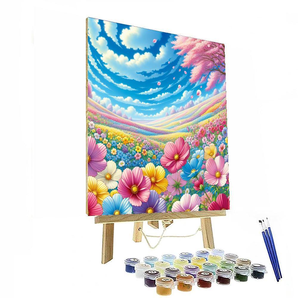 Joyous Spring Fling DIY Paint By Numbers