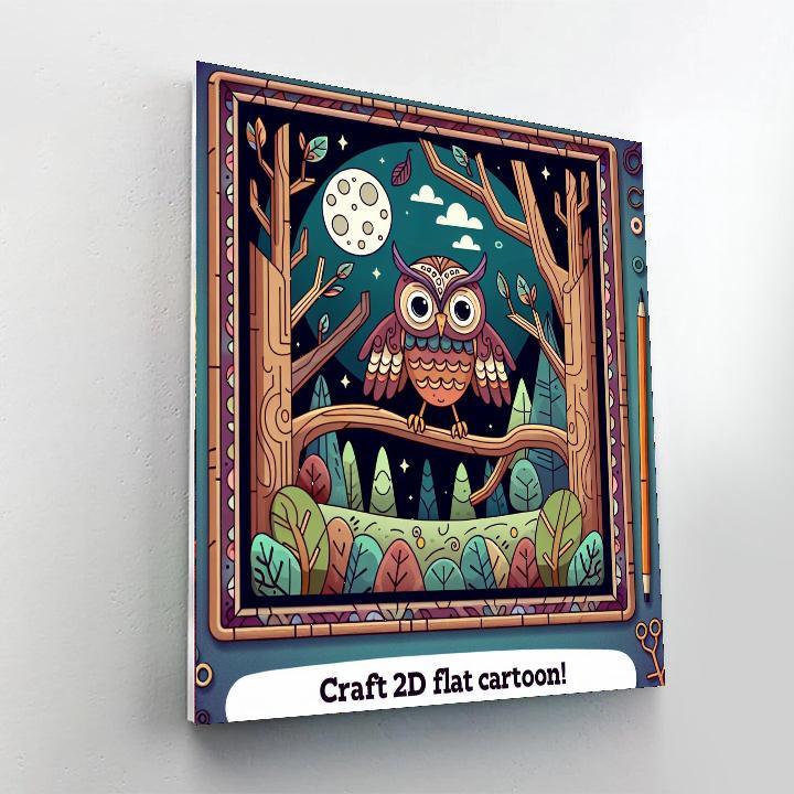 Mythical Forest Escape Numbered Painting Kits