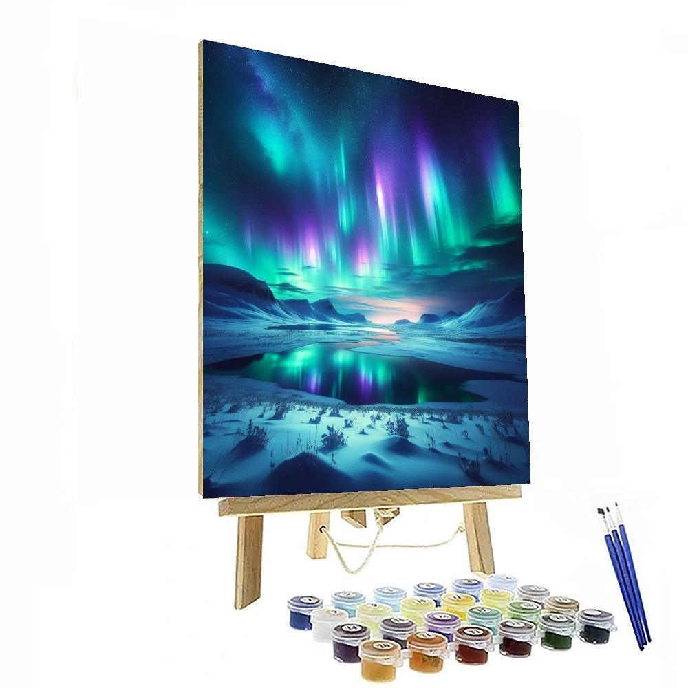 Northern Lights Mystique Numbered Painting Kits