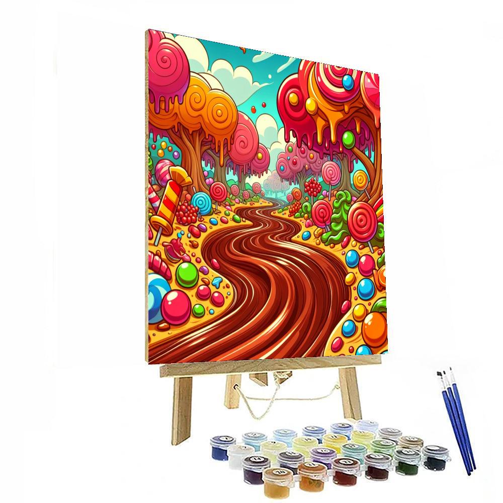 Sweet Treats Fantasy Painting Number Kit