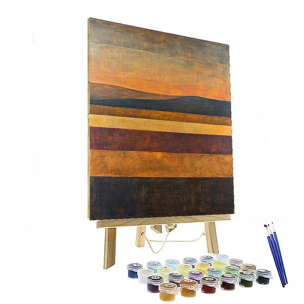 Mark Rothko Inspired Timeless Horizon  Painting Number Kit