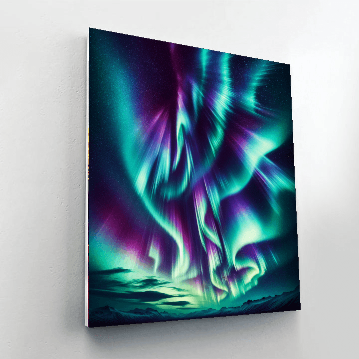 Northern Lights Serenade Paint By Color