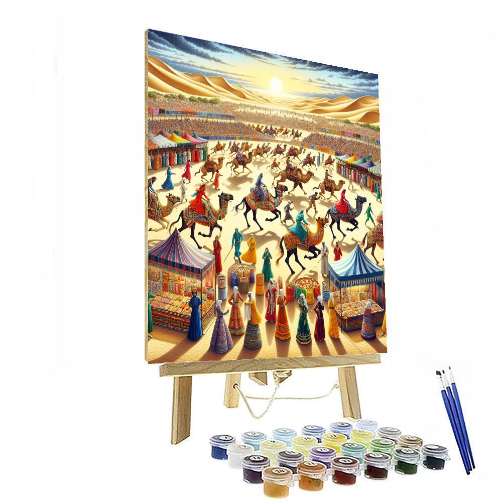 Desert Festival - India Paint By Numbers Kits