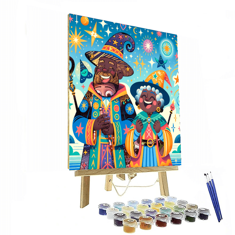 Wondrous Wizards Paint By Numbers Art