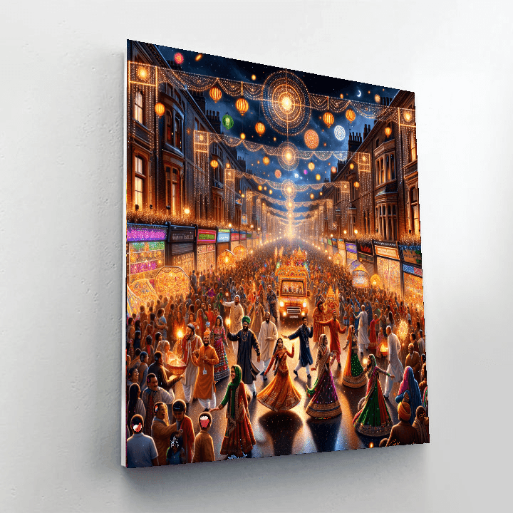 Diwali Lights Festival - Leicester Numbered Painting Kits