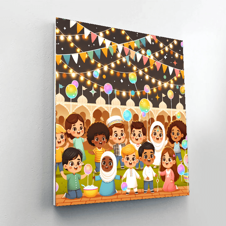 Whimsical Bubble Festival Paint By Color