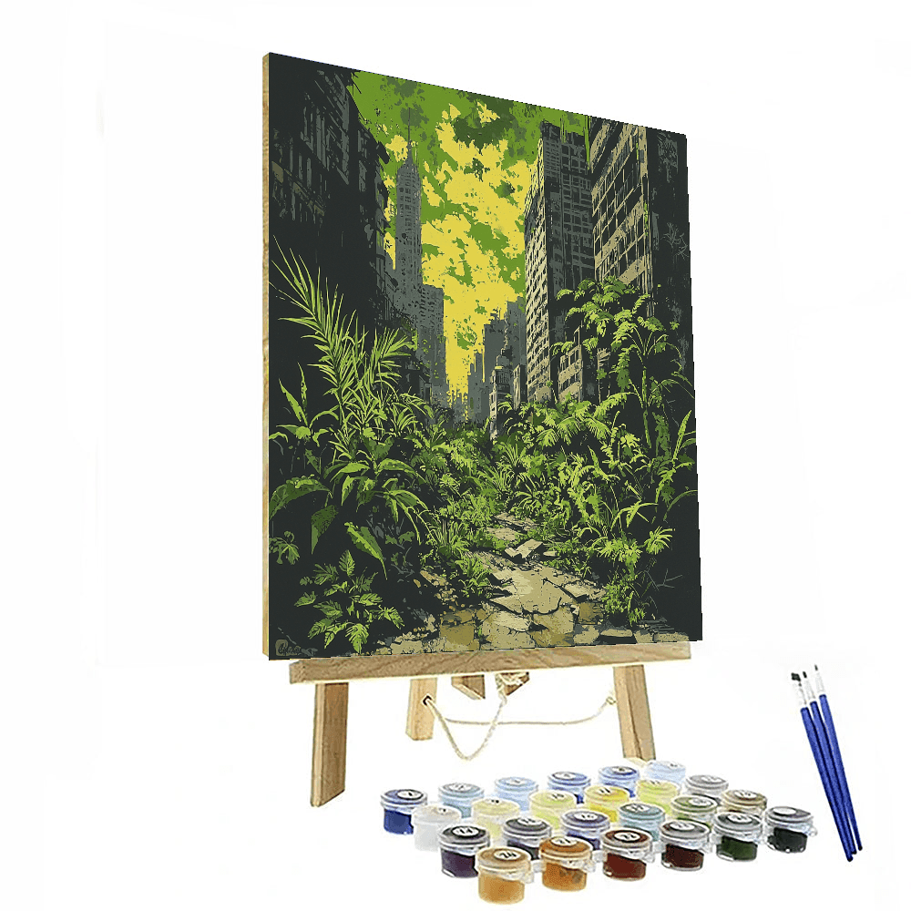 Banksy Inspired Banksy's Nature Reclaims  Paint By Numbers Art