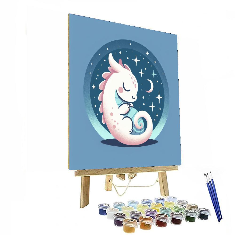 Dreamland Dragon Slumber Painting Number Kit
