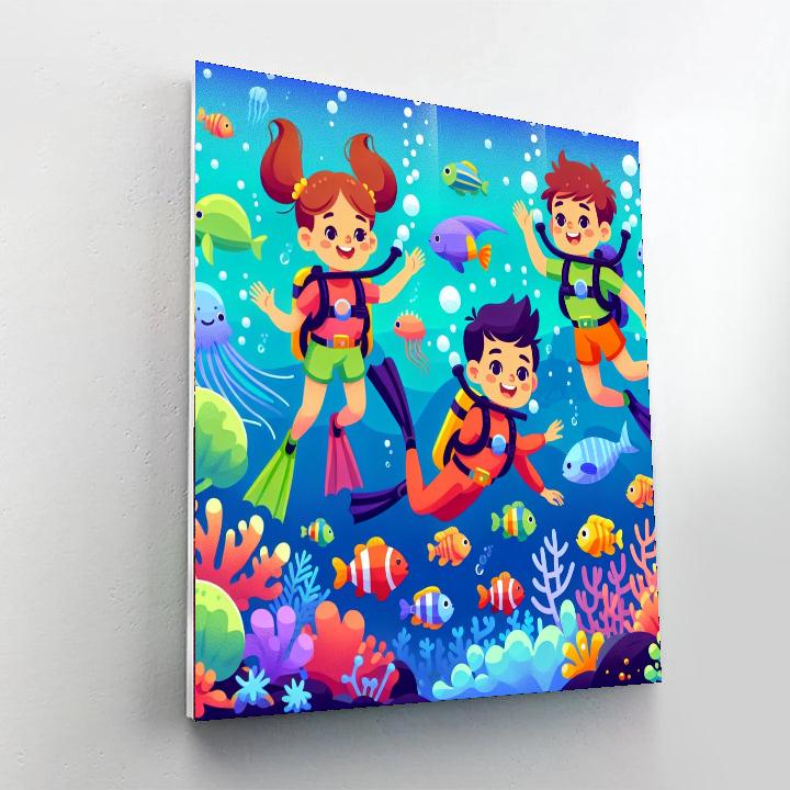 Explorers Of The Enchanted Sea Painting By Numbers Kit
