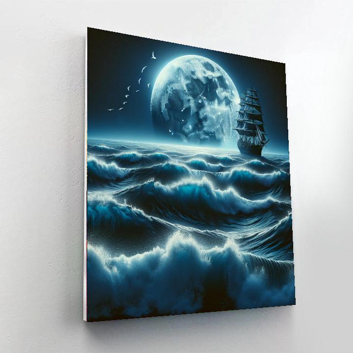 Midnight Ocean Voyage Paint By Numbers Kits