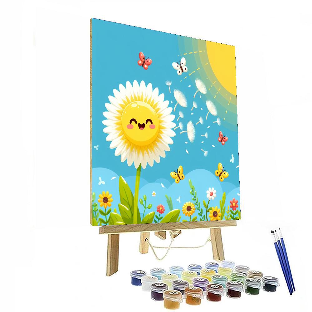 Dandy Dandelion Numbered Painting Kits