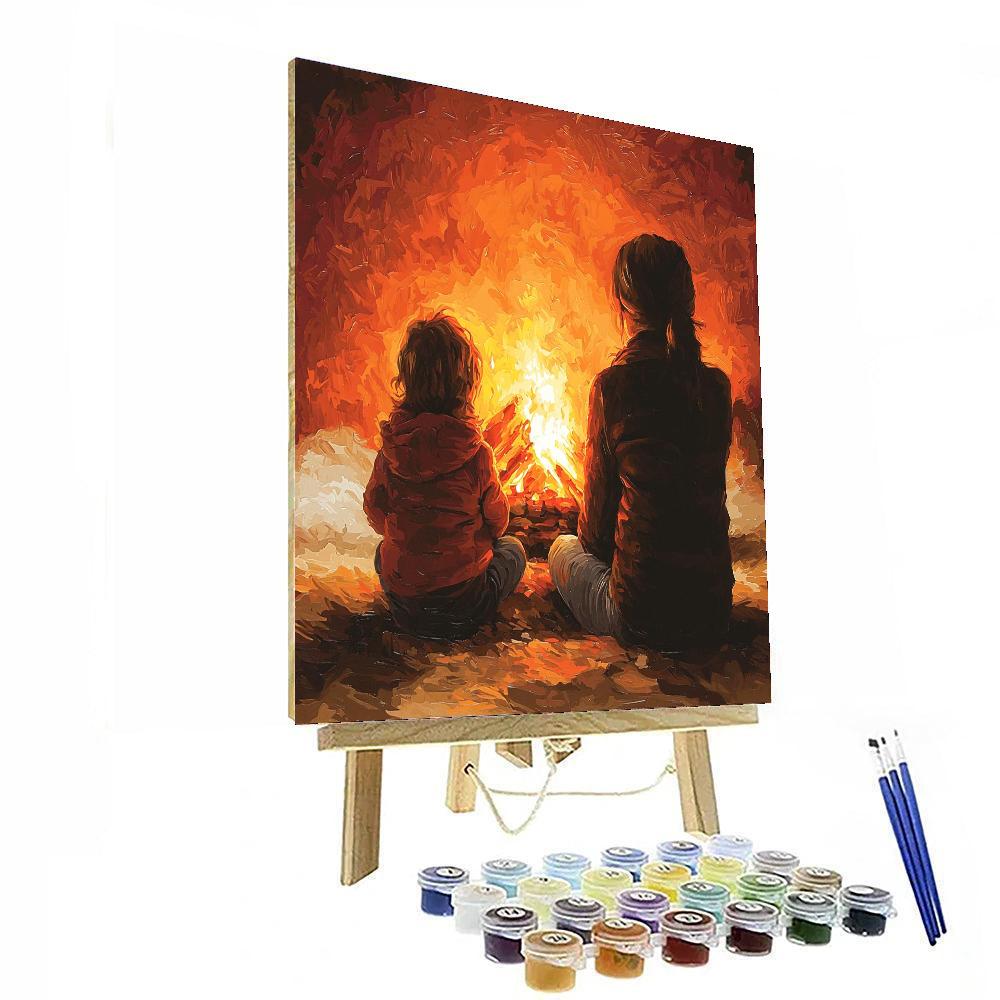Cozy Fireside Tales Paint By Numbers Kits